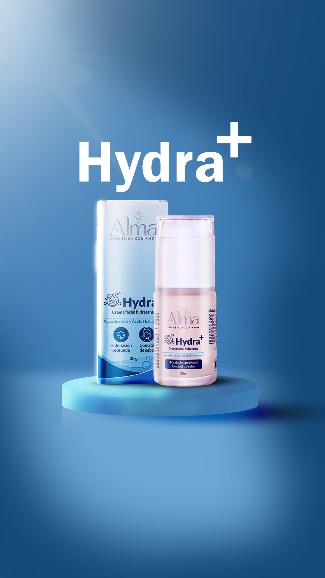 CREMA HIDRATANTE FACIAL HYDRA+ - Cura Facial - 