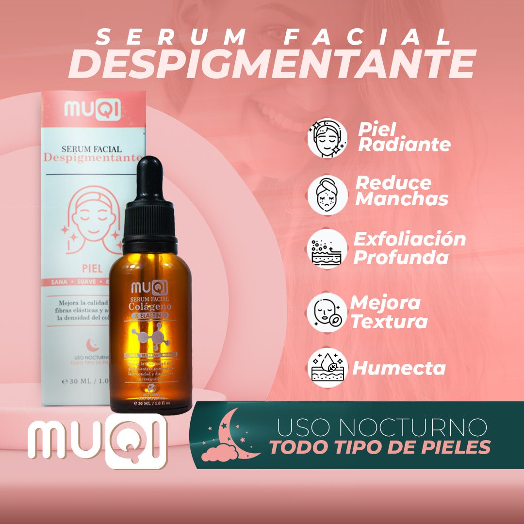 SERUM DESPIGMENTANTE MUQI 30ML - Cura Facial - 